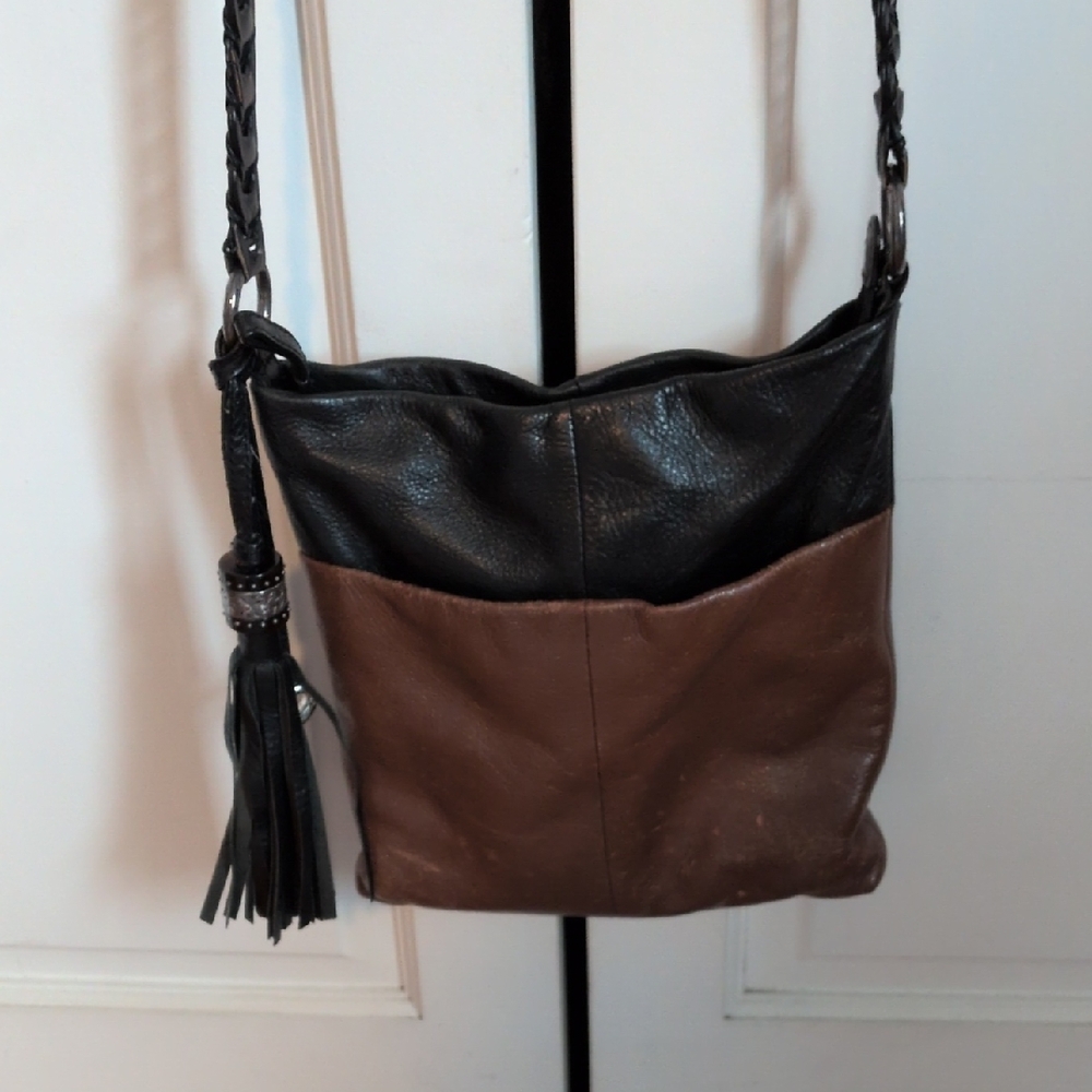 Brighton Two-Tone Black and Brown Women's Bag